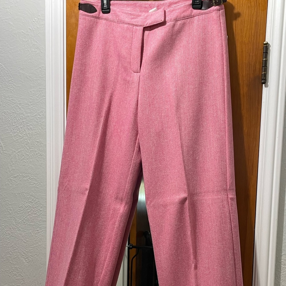 Lily Pulitzer Pink fully lined cuffed dress pants